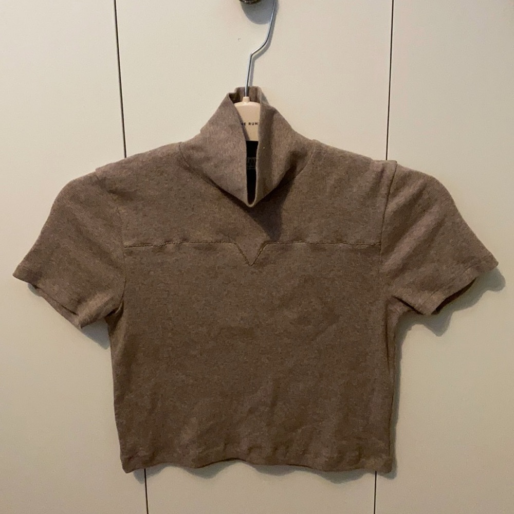 Brunello Cucinelli Cropped Sweater w/ Monilli Beading